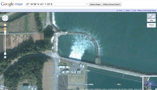 Fukushima Cooling water exit North